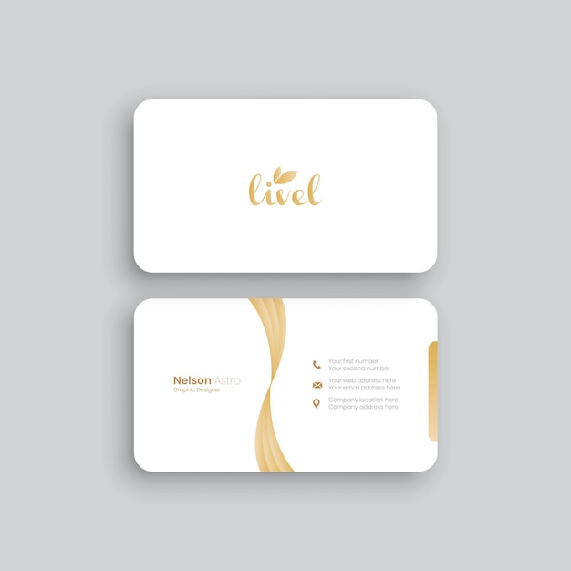 Vector modern business card templatMinimalistic business card design template