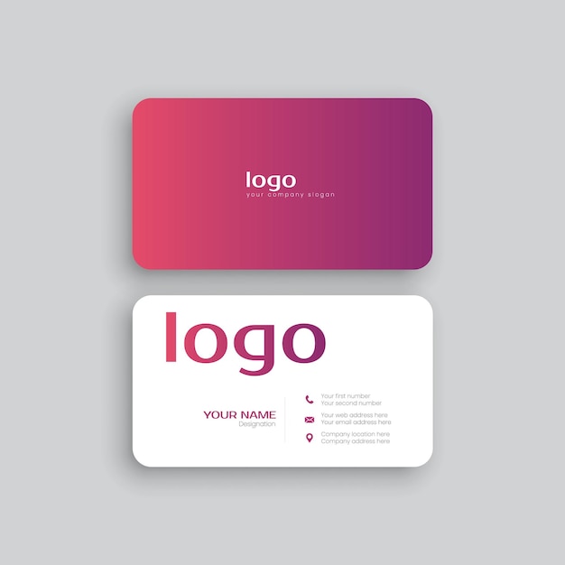 Vector Modern Business Cards Template