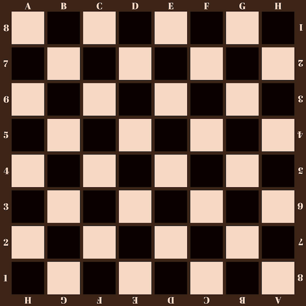 Vector modern chess board background design Black and white chess board background design in flat