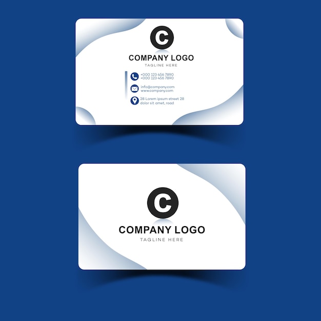 vector modern and clean professional business card template and style modern business card