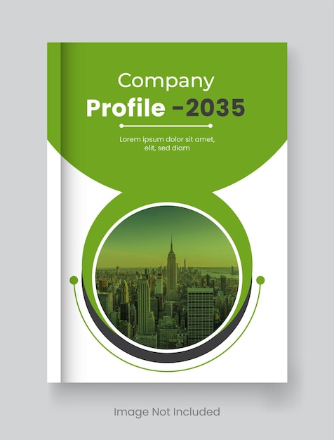 Vector modern company annual report business brochure cover or book cover design