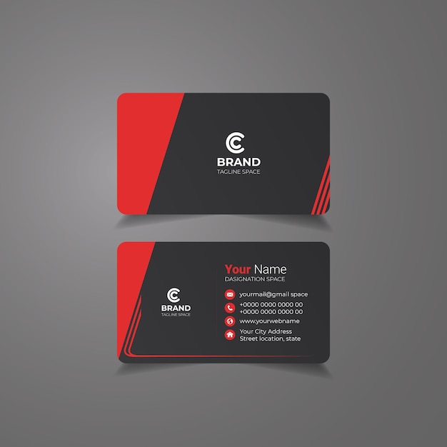 Vector Modern Creative and Clean Business Card Design Template