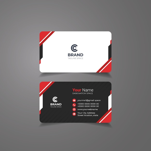 Vector Modern Creative and Clean Business Card Design Template