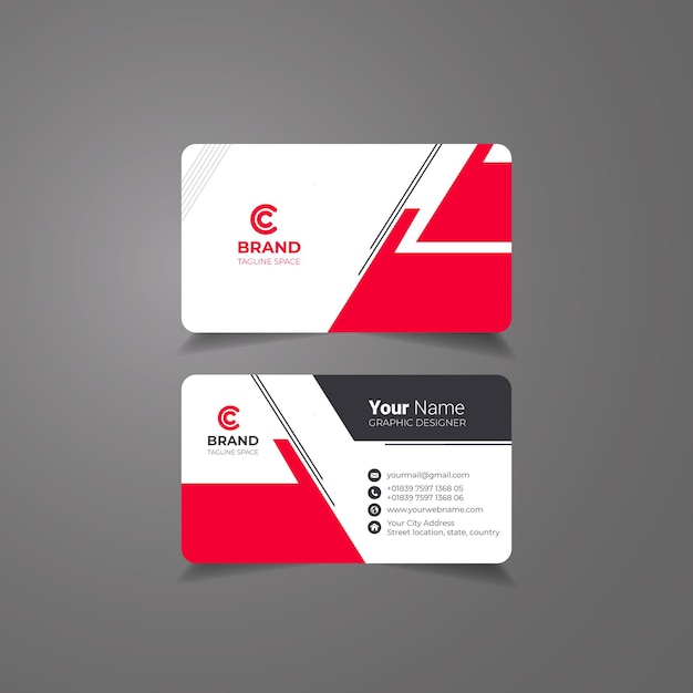 Vector Modern Creative and Clean Business Card Design Template