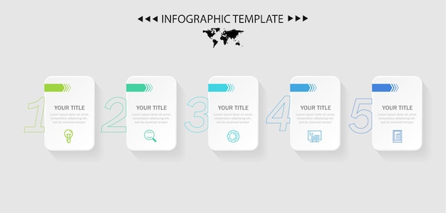 Vector modern infographic template label. for  Business concept. step for step, timeline, workflow