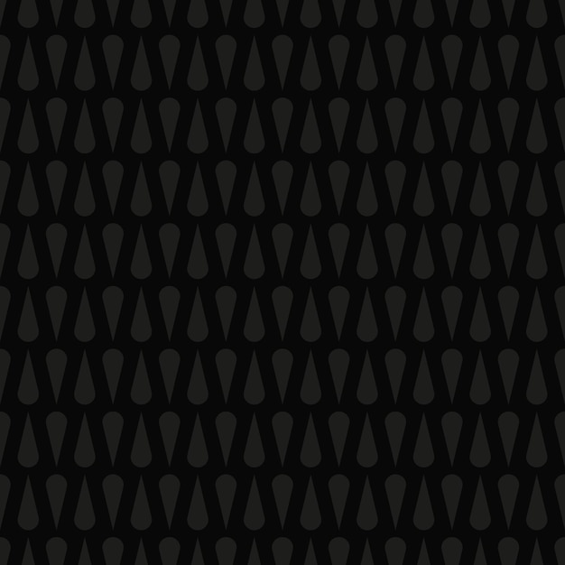 Vector monochrome geometric seamless pattern Black trendy repeatable background