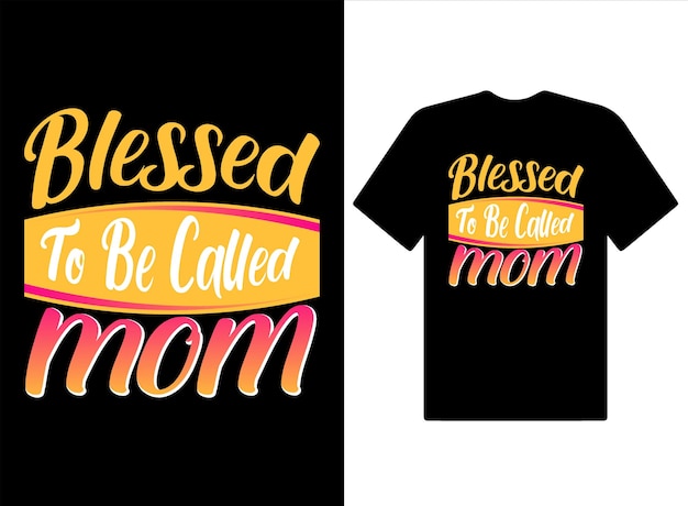 Vector mother day best mom lettering typography t shirt