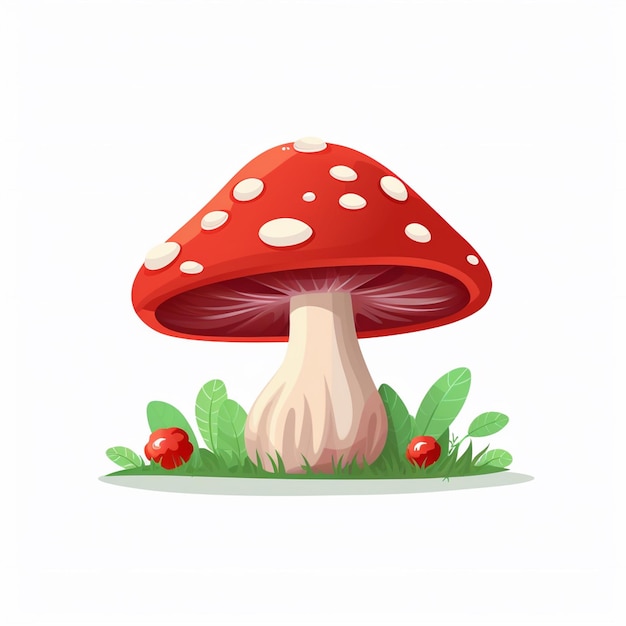 vector mushroom illustration design nature forest drawing art food isolated mushrooms aut