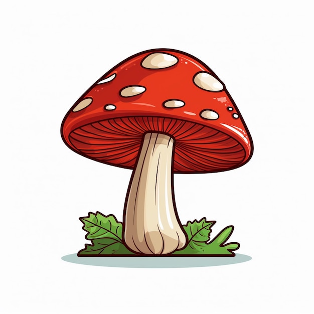 vector mushroom illustration design nature forest drawing art food isolated mushrooms aut