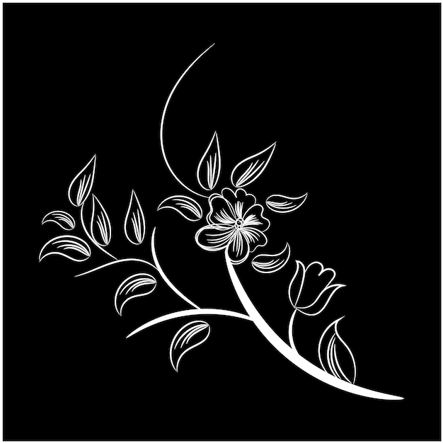 Vector new creative vector floral design