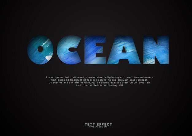 vector ocean art paper dramatis