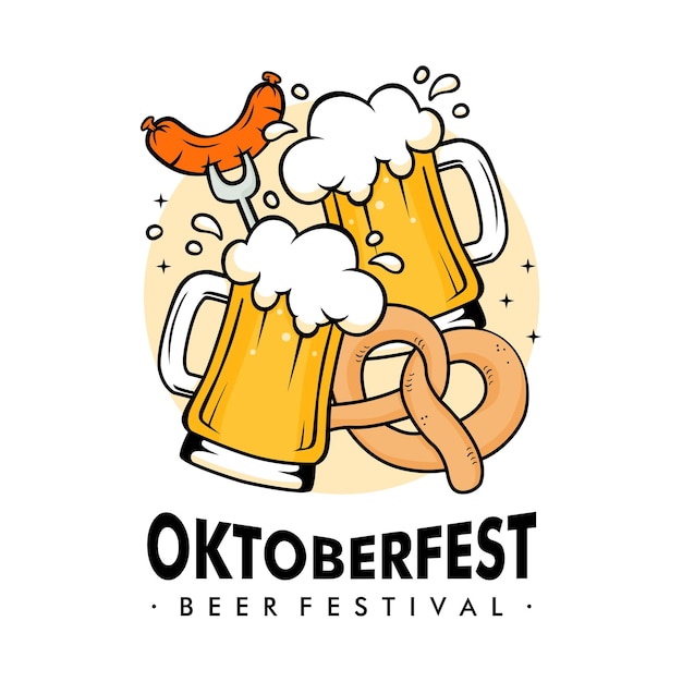 Vector vector oktoberfest banner template design