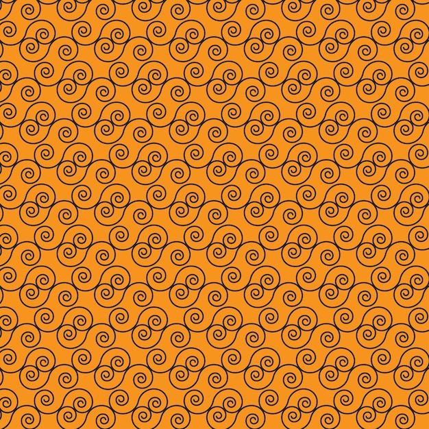 Vector Orange and Black Background