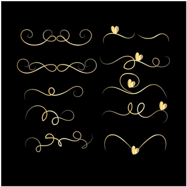 vector ornamental elements collection