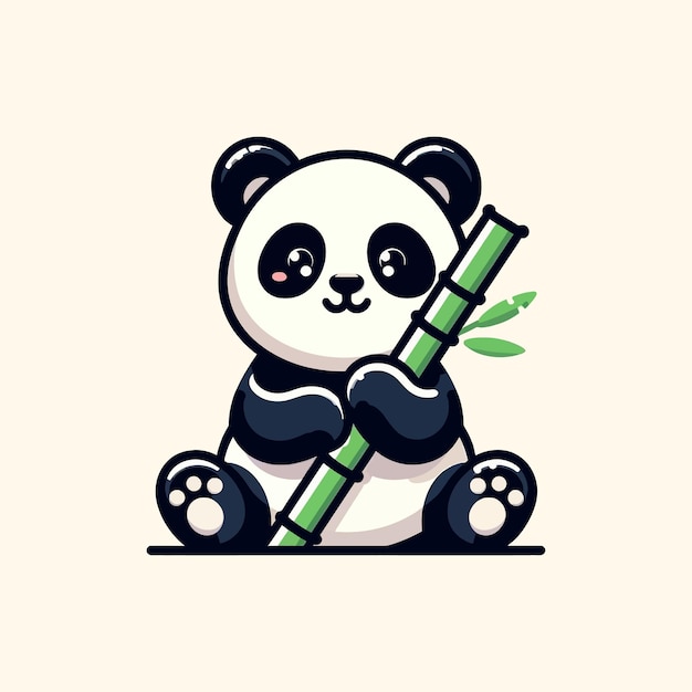 Vector panda illustration