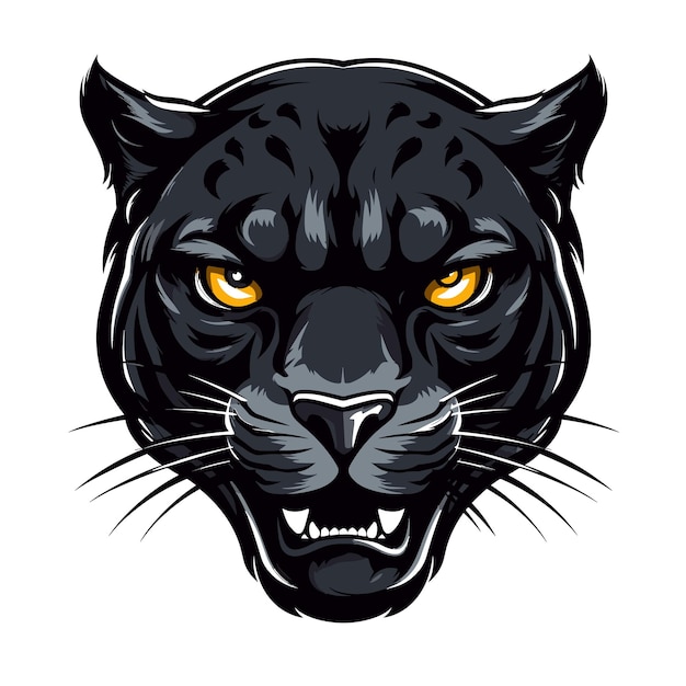 Vector Panther mascot esport gaming logo vector