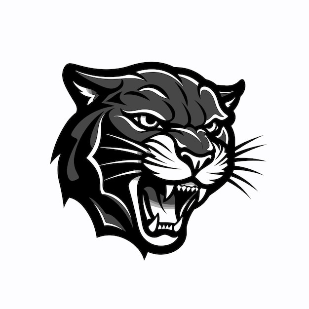 Vector Panther mascot esport gaming logo vector