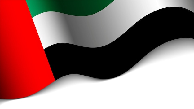 Vector Patriotic heart with flag of UAE An element of impact for the use you want to make of it