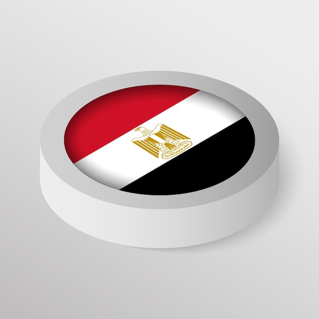 Vector vector patriotic shield with flag of egypt an element of impact for the use you want to make of it