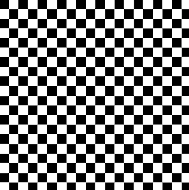 Vector pattern of black and white squares