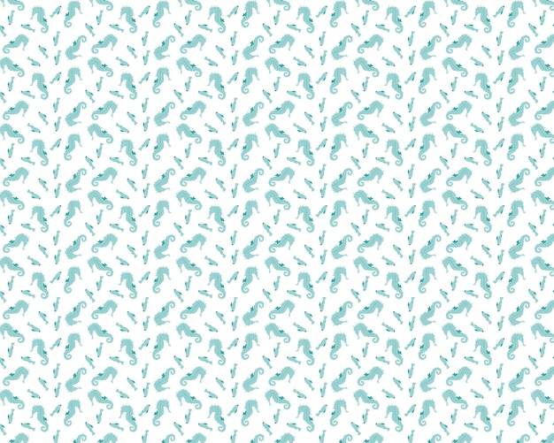 vector pattern of fish