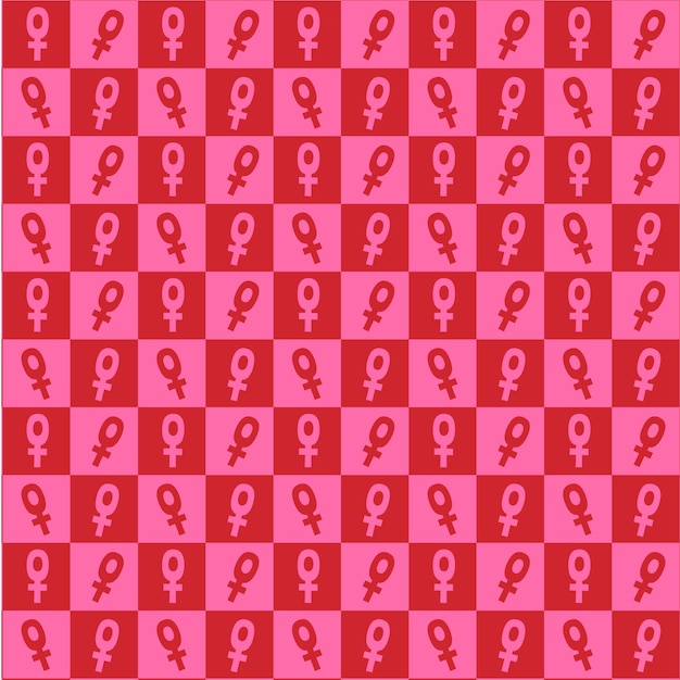 Vector Pattern Venus Symbol