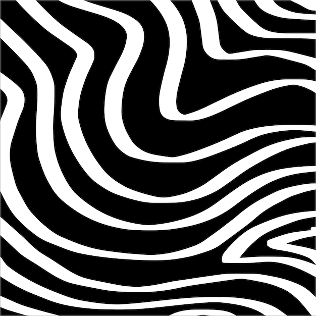 Vector pattern zebra black and white background