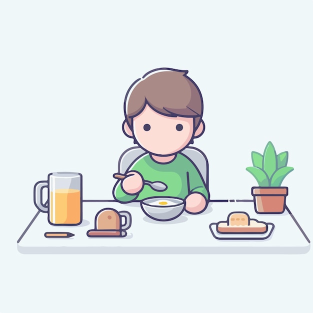 Vector vector of a person who is sick with itching in a flat design style