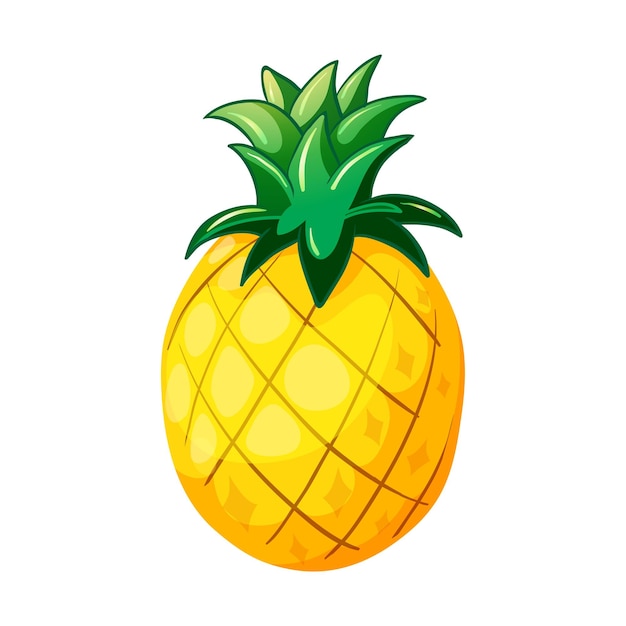 Vector pineapple concept illustration