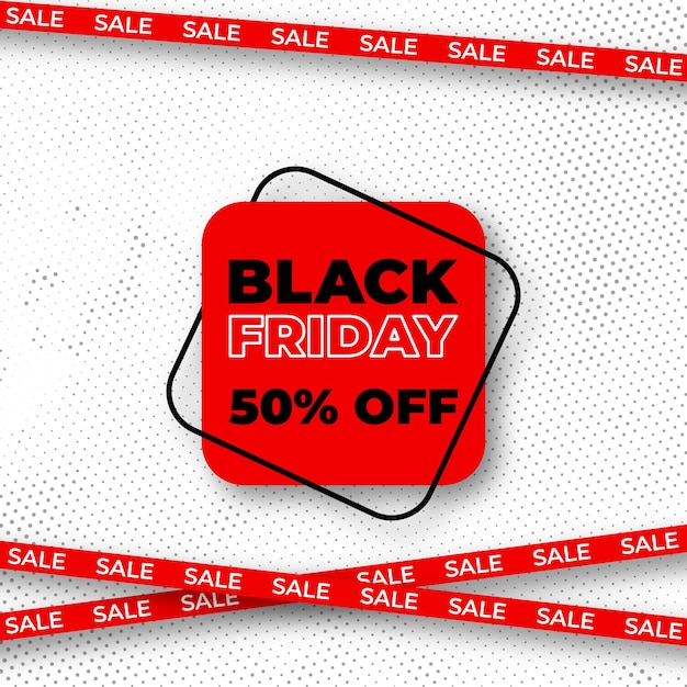 Vector poster Black Friday Sale