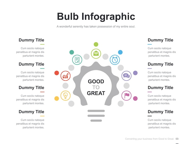 Vector Presentation Business Infographic Template with step process circulation diagram