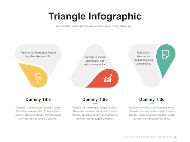 Vector Presentation Business Infographic Template with step process circulation diagram