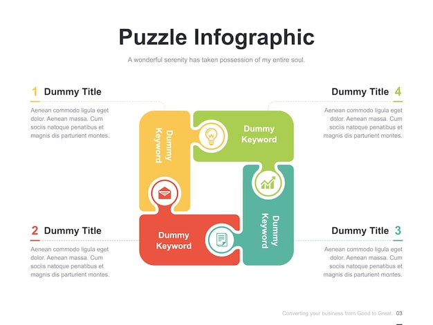 Vector Presentation Business Infographic Template with step process circulation diagram