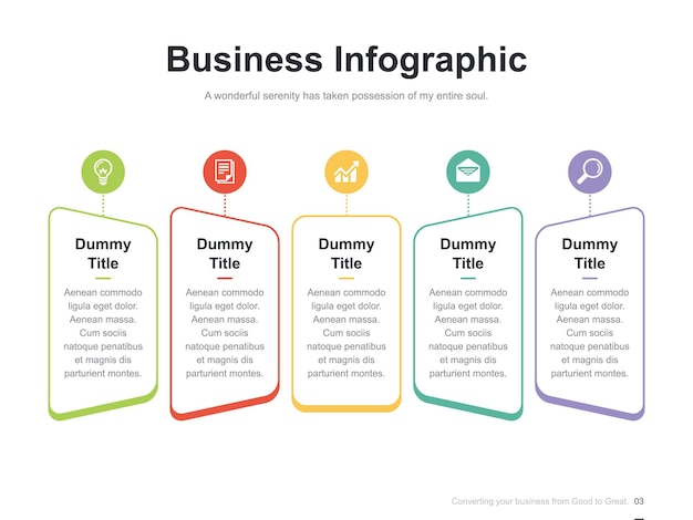 Vector Presentation Business Infographic Template with step process circulation diagram