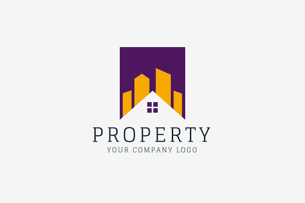 Vector property logo template