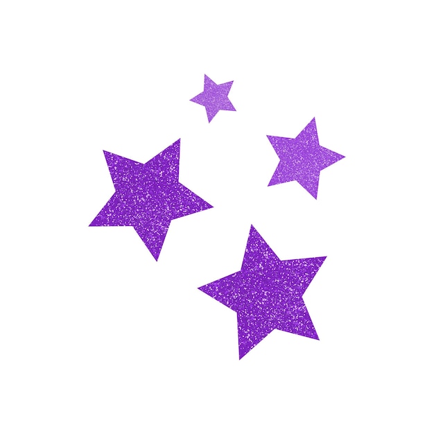 Vector purple glitter vector star purple sparcle amber particles luxury design element