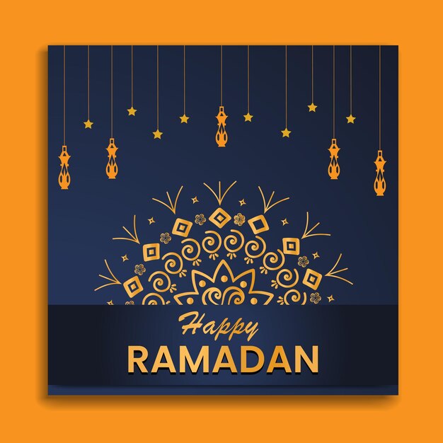 Vector vector ramadan banner design islamic template