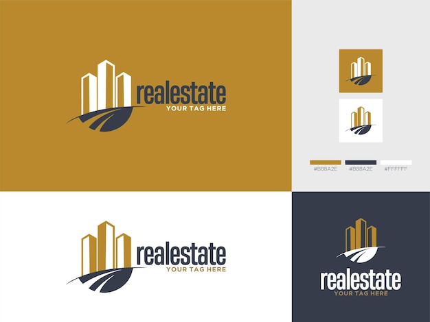 vector real estate logo template