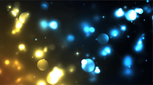 Vector vector realistic bokeh background