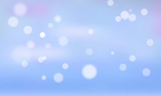 Vector realistic bokeh background