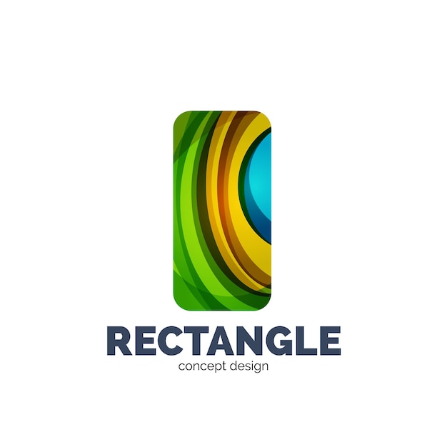 Vector rectangle logo