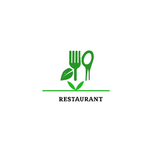 Vector restaurant logo design template