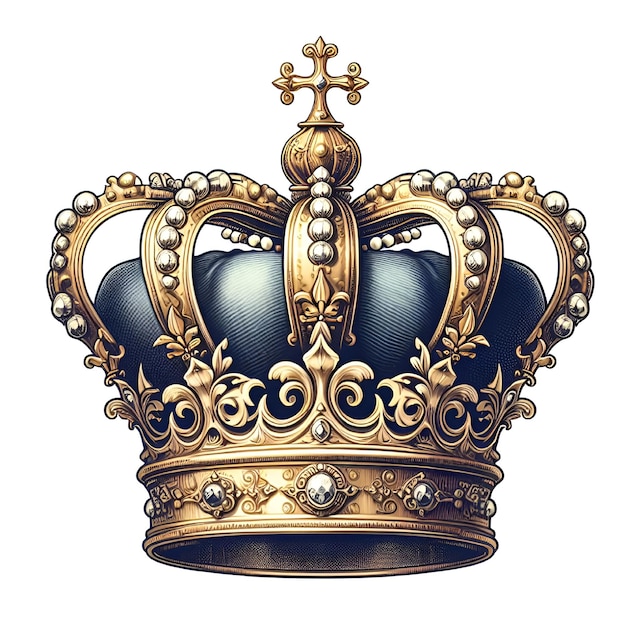 Vector royal crown logo