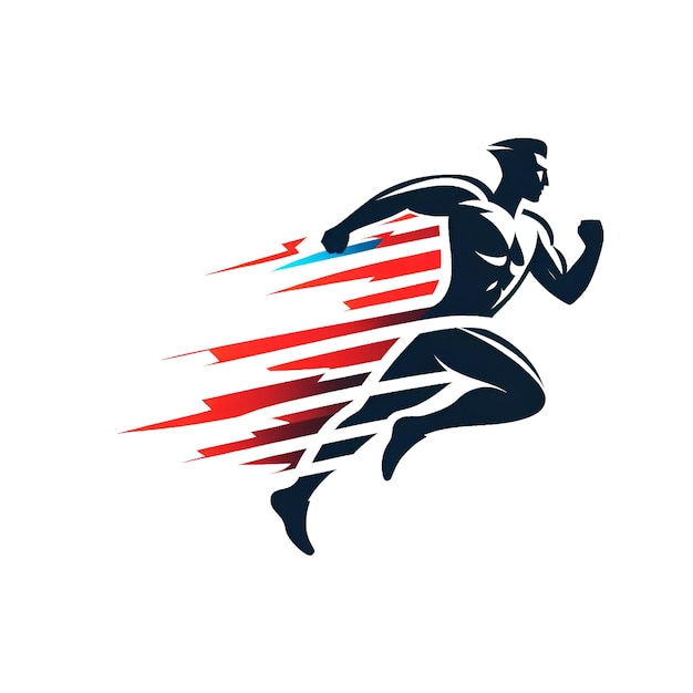 Vector running logo