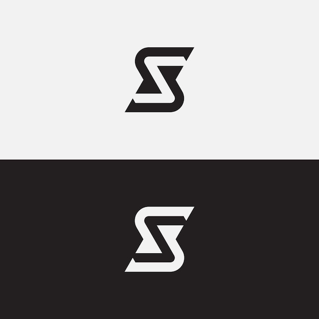 Vector S logo design. S letter symble.