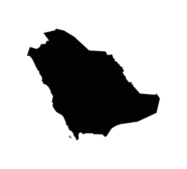 Vector Saudi Arabia Map