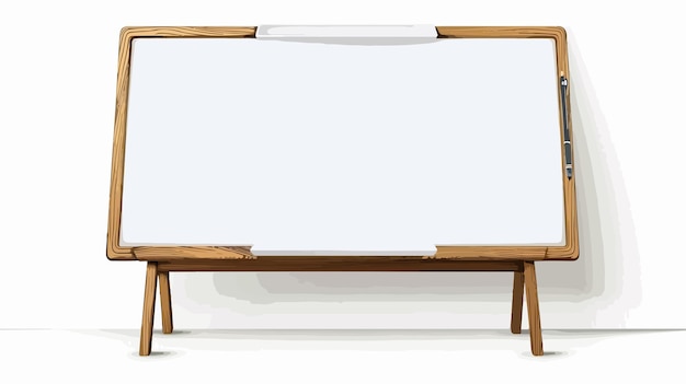 Vector vector school whiteboard design for education learning teacher classroom and presentation concepts