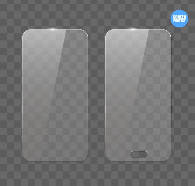 Vector screen protector film or glass cover