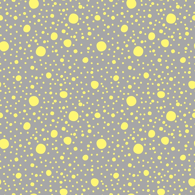 Vector seamless dotted colorful pattern Abstract trendy spotted background Repeat drawing texture