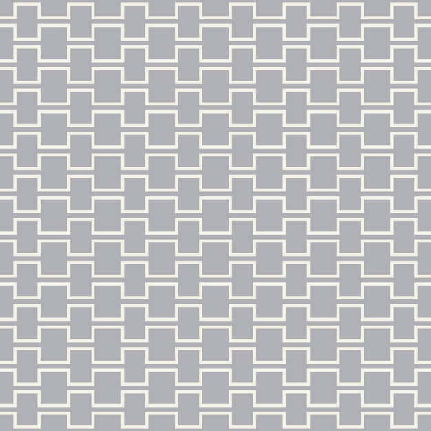 Vector seamless geometric ornamental pattern Gray oriental design Zigzag creative endless texture